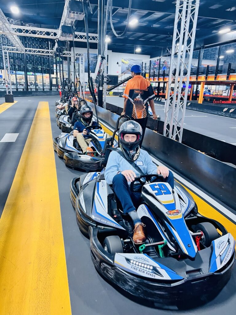 Inspiring Meeting at Rush Hour Karting with Entrepreneur Adam Saad