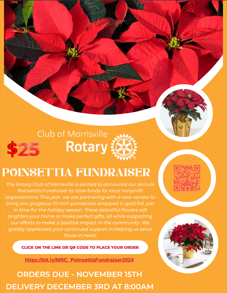 Annual Poinsettia Fundraiser Deadline